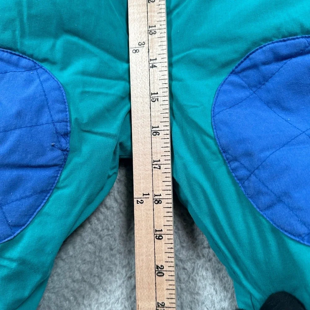 Vintage North Crest Kids 24M‎ Snowsuit Ski Winter One Piece Football Teal Blue